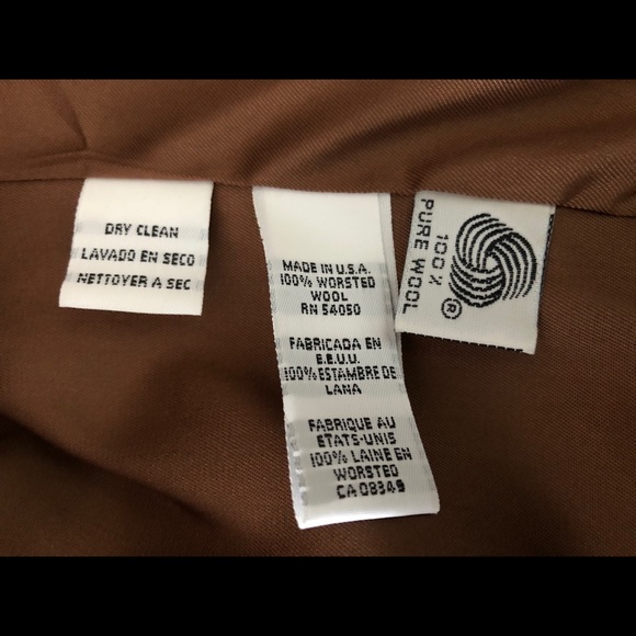 🌹Rena Rowan Saville 100% Worsted Wool Blazer 8🌟 - Picture 11 of 13